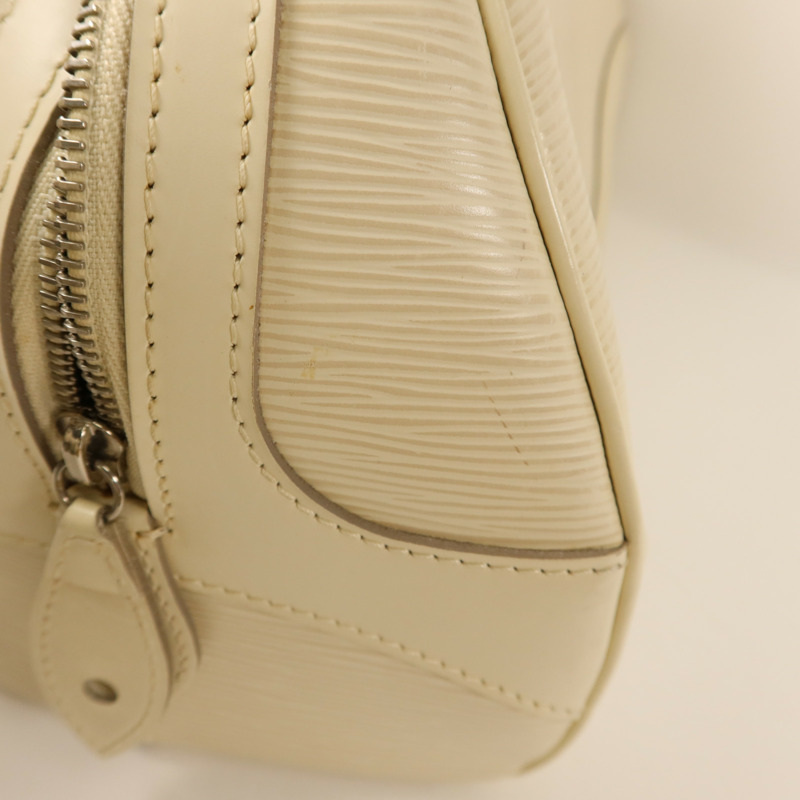LOUIS VUITTON Epi Bowling Montaigne PM銀扣手挽袋-19