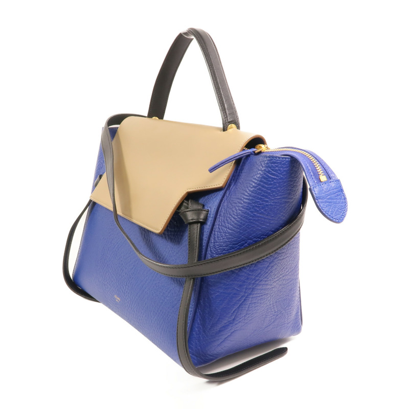 CELINE 牛皮皮革Belt Bag金扣手挽肩背兩用袋-2