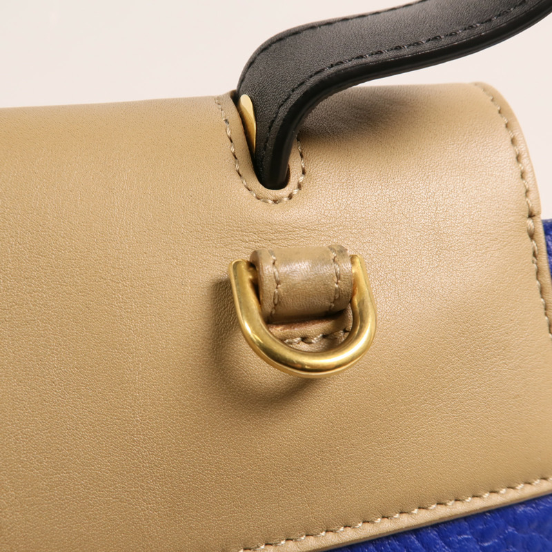 CELINE 牛皮皮革Belt Bag金扣手挽肩背兩用袋-16