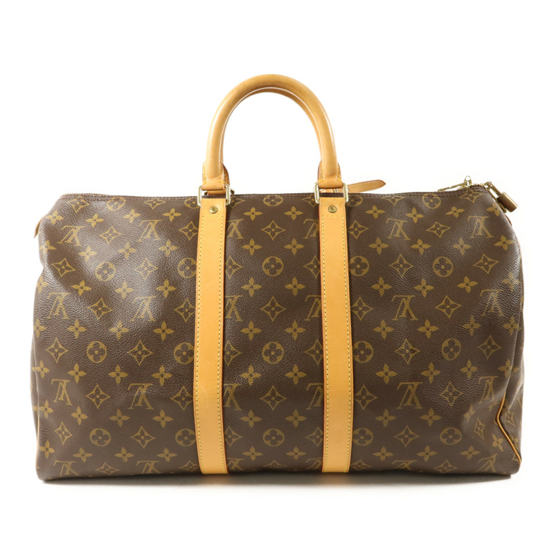 LOUIS VUITTON Monogram Keepall 45金扣手挽袋-1