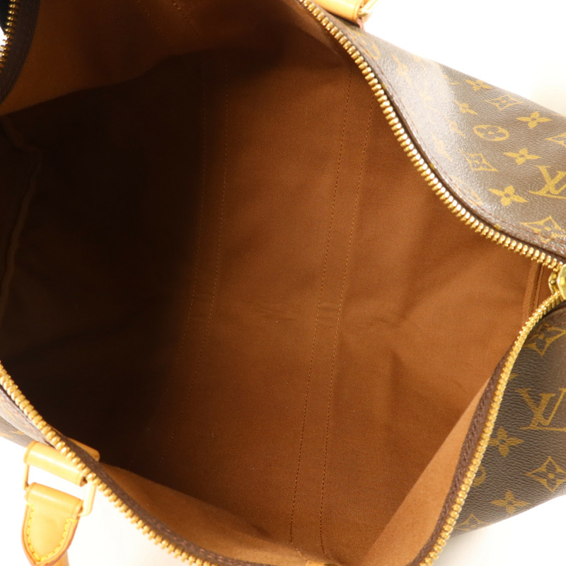 LOUIS VUITTON Monogram Keepall 45金扣手挽袋-4