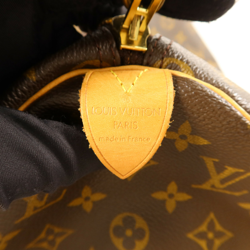 LOUIS VUITTON Monogram Keepall 45金扣手挽袋-5