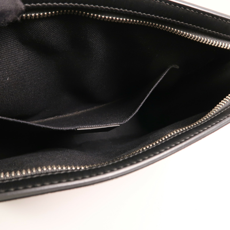 GUCCI GG帆布GG Supreme Web Pouch銀扣手拿包-4