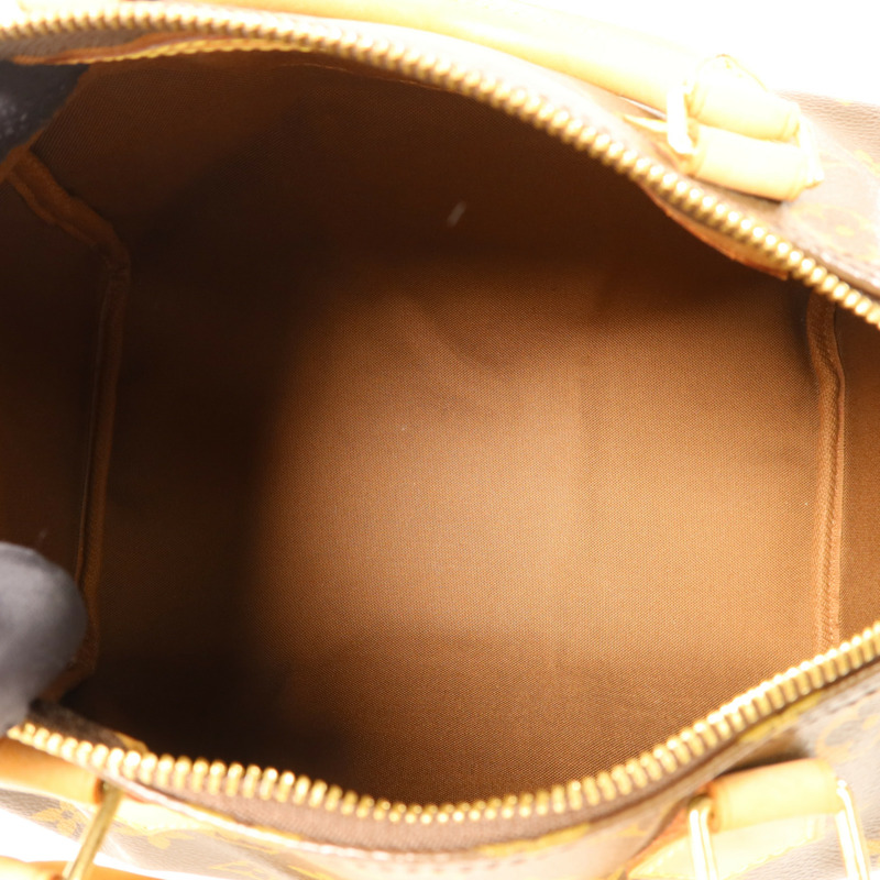 LOUIS VUITTON Monogram Speedy 30金扣手挽袋-4