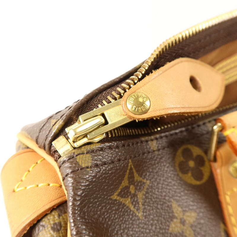 LOUIS VUITTON Monogram Speedy 30金扣手挽袋-9