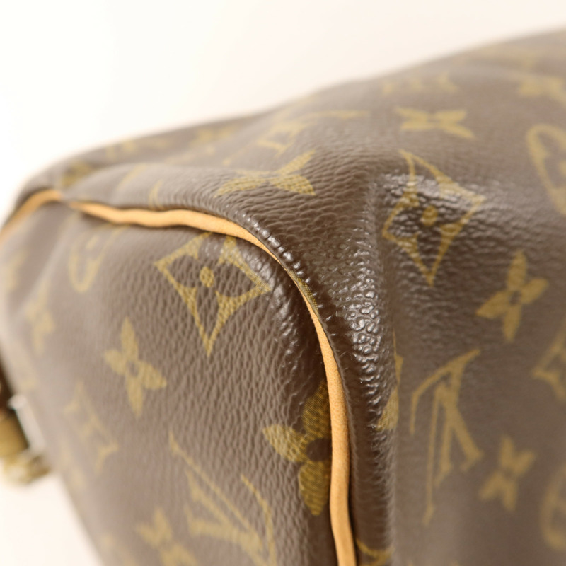 LOUIS VUITTON Monogram Speedy 30金扣手挽袋-15