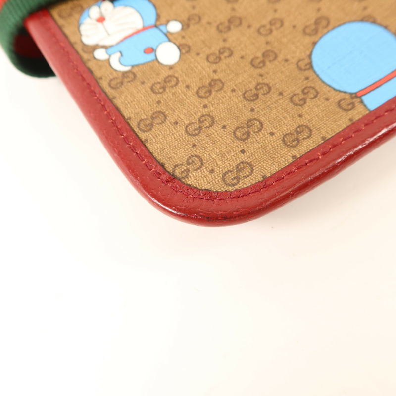 GUCCI 塗層帆布Doraemon X Gucci金扣腰包-14