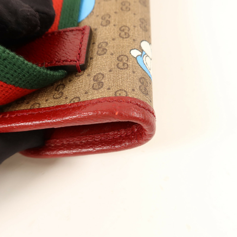 GUCCI 塗層帆布Doraemon X Gucci金扣腰包-16