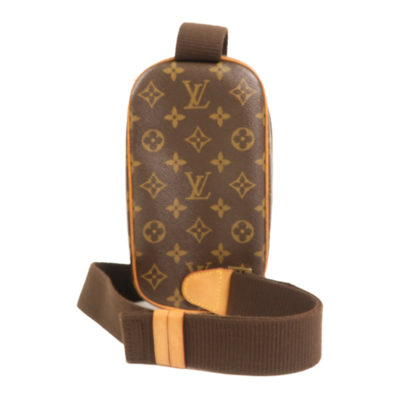 LOUIS VUITTON Monogram Pochette Gange金扣腰包-1