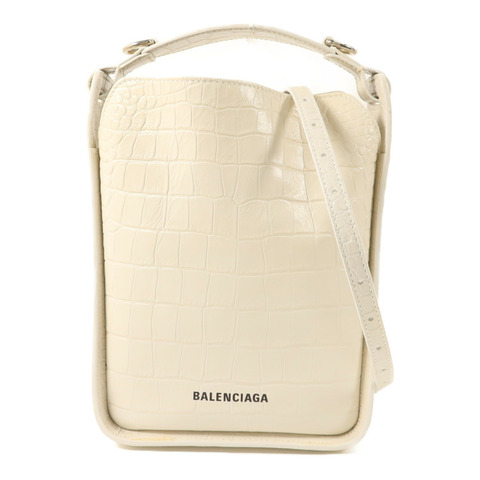 BALENCIAGA 牛皮皮革Tool 2.0 NS XS銀扣手挽肩背兩用袋