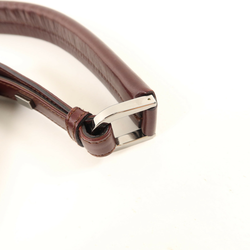 GUCCI 牛皮皮革Shoulder Bag銀扣肩背袋-10