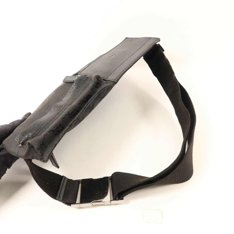 GUCCI 帆布Waist Bag銀扣腰包-8