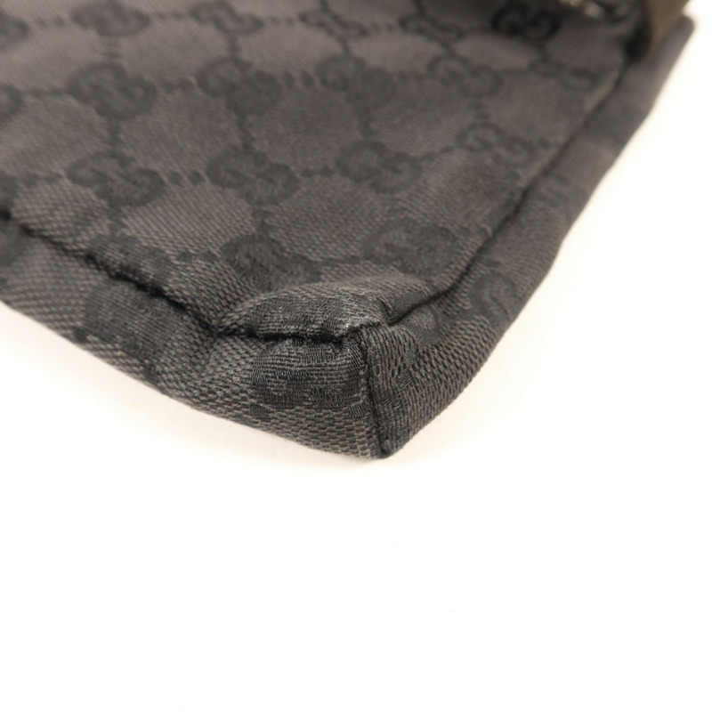 GUCCI 帆布Waist Bag銀扣腰包-13