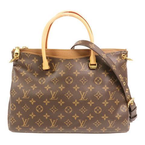 LOUIS VUITTON Monogram Pallas MM金扣手挽肩背兩用袋