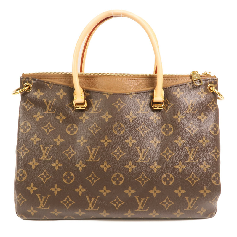 LOUIS VUITTON Monogram Pallas MM金扣手挽肩背兩用袋-1