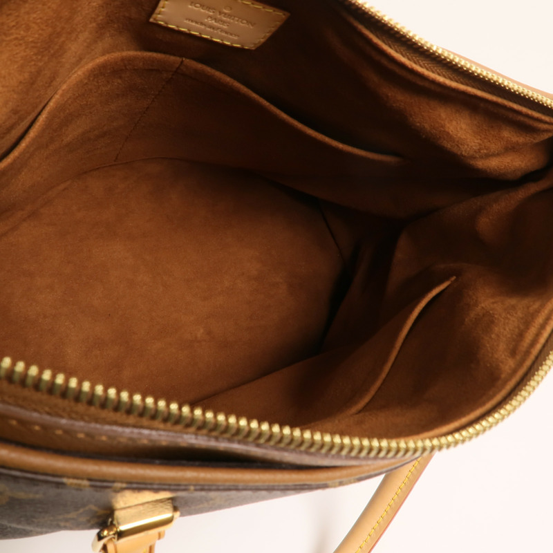 LOUIS VUITTON Monogram Pallas MM金扣手挽肩背兩用袋-4