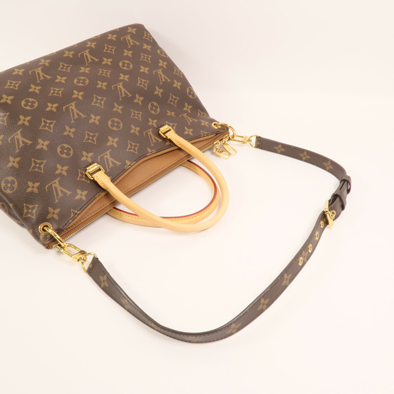 LOUIS VUITTON Monogram Pallas MM金扣手挽肩背兩用袋-7