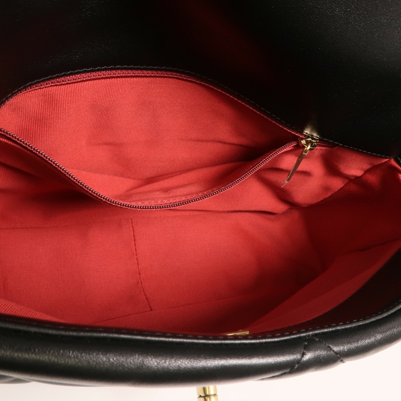 CHANEL 羊皮皮革C19 Medium手挽肩背兩用袋-4