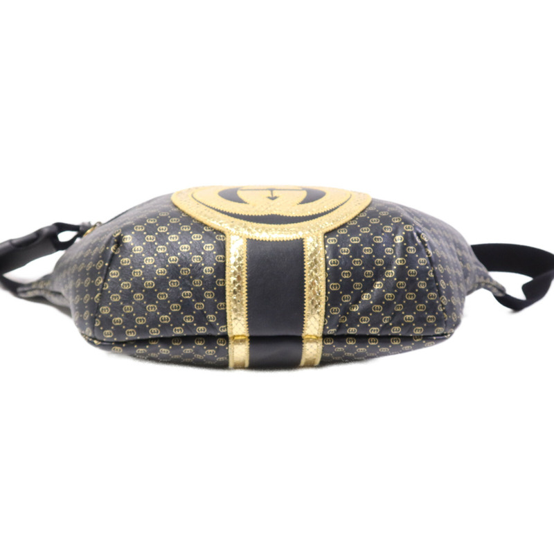 GUCCI 牛皮皮革Dapper Dan Waist Bag金扣腰包-3