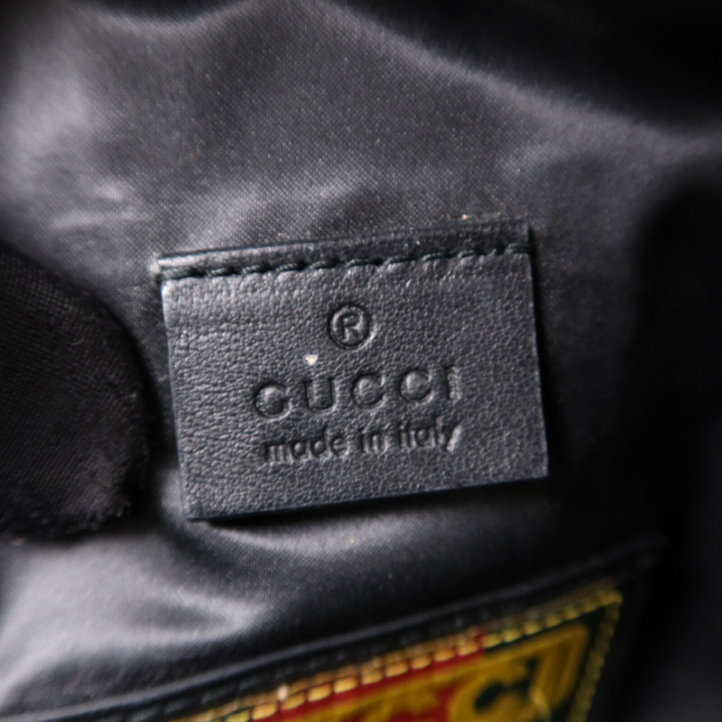 GUCCI 牛皮皮革Dapper Dan Waist Bag金扣腰包-4