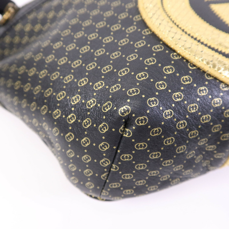GUCCI 牛皮皮革Dapper Dan Waist Bag金扣腰包-9