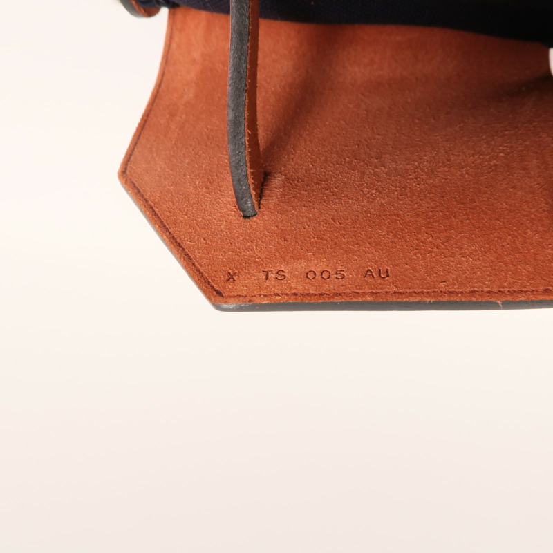 HERMES 帆布Herbag GM銀扣手挽肩背兩用袋-6