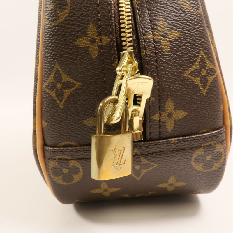 LOUIS VUITTON Monogram Trouville金扣手挽袋-9