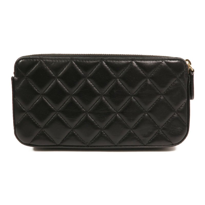 CHANEL 羊皮皮革CC Mark Matelasse Bag金扣鏈帶肩背袋-1