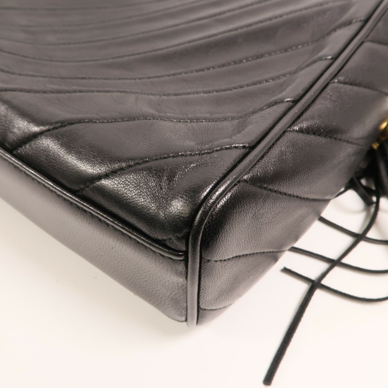 CHANEL 羊皮皮革Vintage Camera Bag金扣鏈帶肩背袋-10