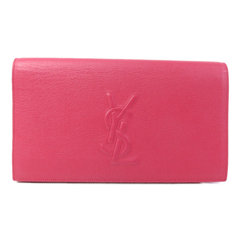 YVES SAINT LAURENT 牛皮皮革Belle De Jour Clutch金扣手拿包