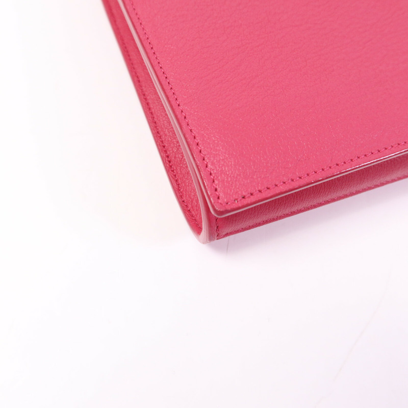 YVES SAINT LAURENT 牛皮皮革Belle De Jour Clutch金扣手拿包-10