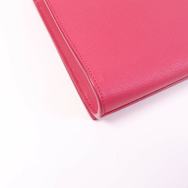 YVES SAINT LAURENT 牛皮皮革Belle De Jour Clutch金扣手拿包-12