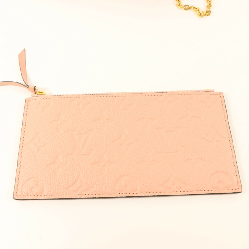 LOUIS VUITTON Monogram Empreinte Felicie Pochette金扣鏈帶肩背袋-12