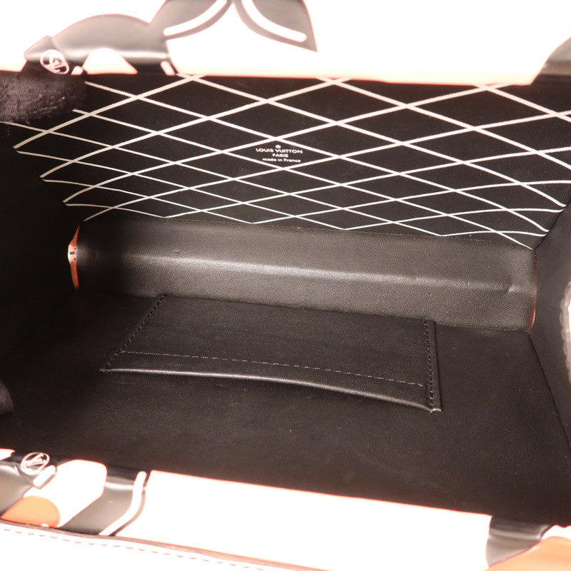 LOUIS VUITTON Epi Petite Malle Pink Chain Flower銀扣肩背袋-4