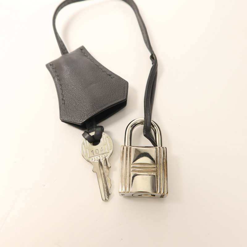 HERMES Swift皮革Birkin 30銀扣手挽袋Graphite-12