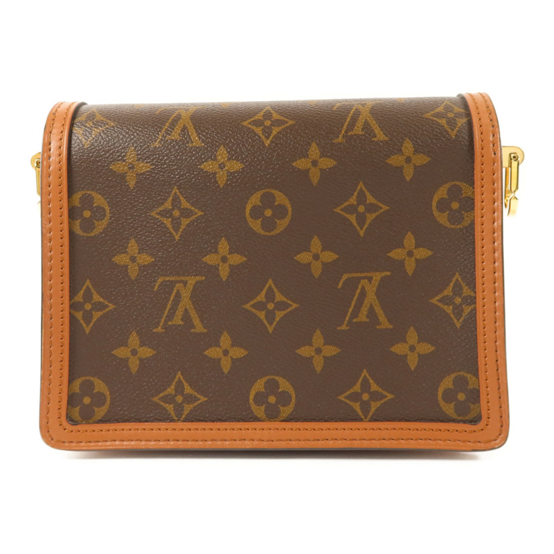 LOUIS VUITTON Monogram Reverse Mini Dauphine金扣肩背袋-1