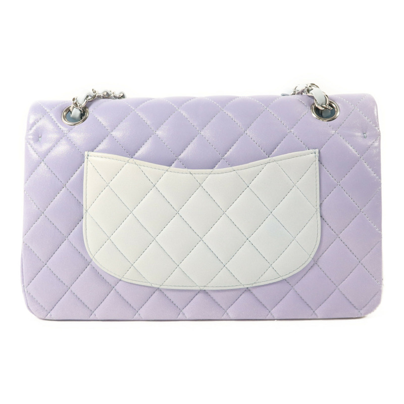 CHANEL 牛皮皮革Classic 25銀扣鏈帶肩背袋-1