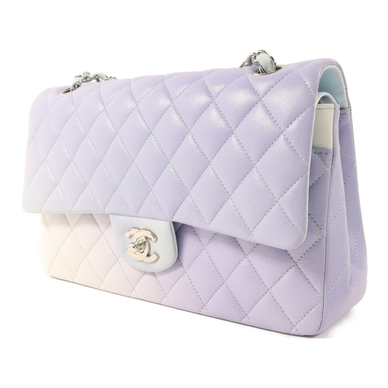 CHANEL 牛皮皮革Classic 25銀扣鏈帶肩背袋-2