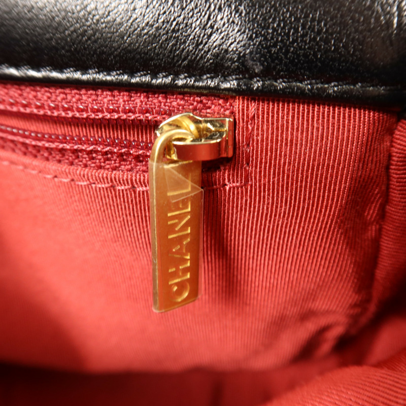 CHANEL 羊皮皮革Chanel 19 Small金扣手挽肩背兩用袋-10