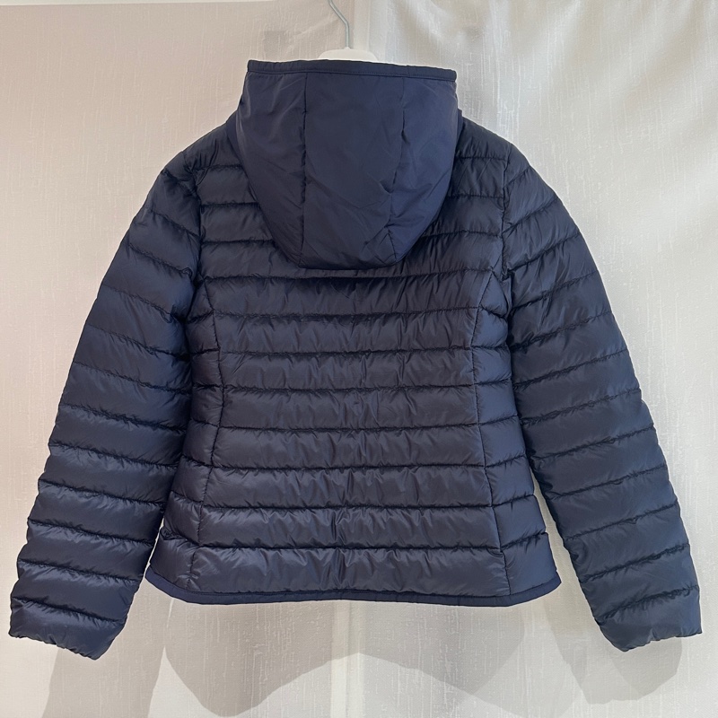 MONCLER 藍色連帽羽絨外套 兒童12碼（152cm）-1
