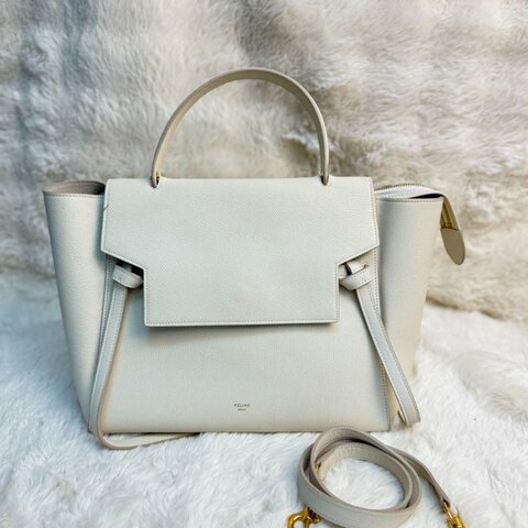 Celine Belt Micro 白色鯰魚包