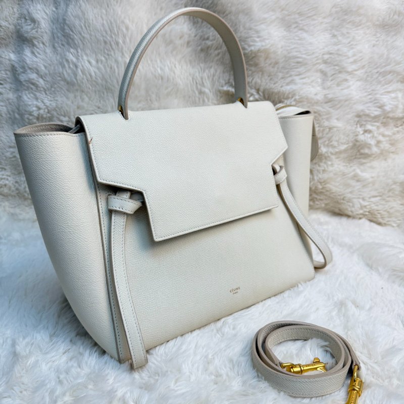 Celine Belt Micro 白色鯰魚包-2