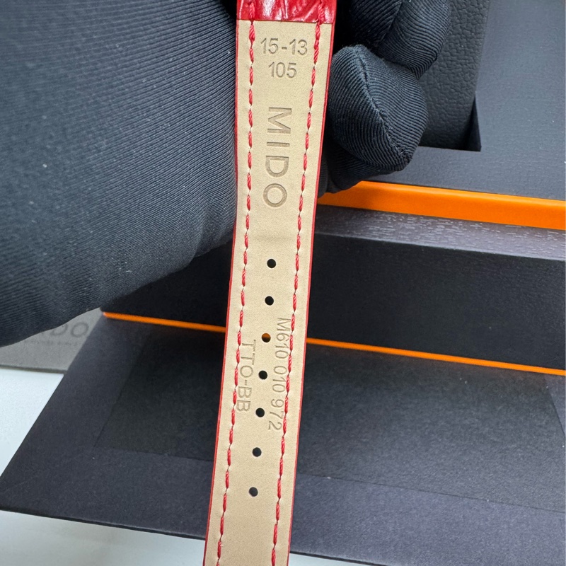 mido 瑞士錶 機械錶 迷你尺寸 紅色稀有款-4