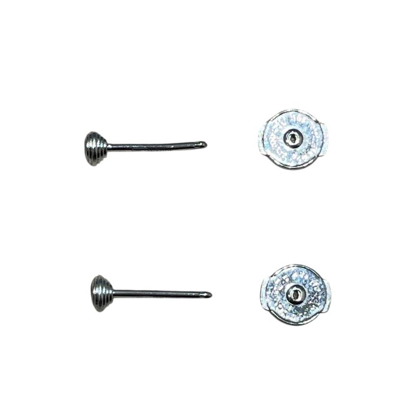 CARTIER 卡地亞 單鑽耳環 耳針款 K18WG-2