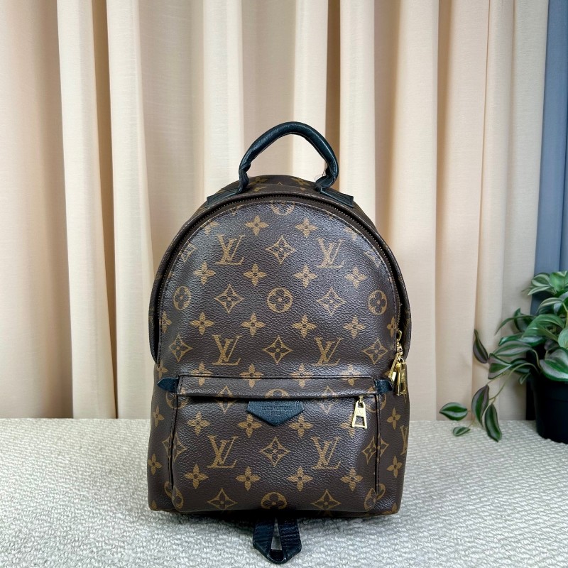 LV路易威登Palm Springs老花雙肩包 經典老花圖案 百搭不挑人 容量日常剛好 日常通勤、出門都很有氣質-0