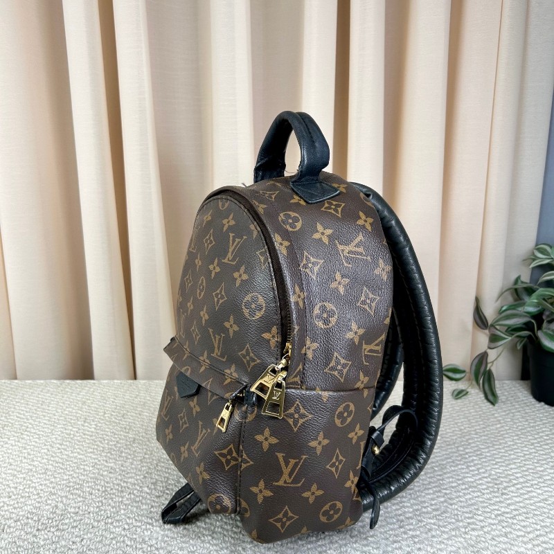 LV路易威登Palm Springs老花雙肩包 經典老花圖案 百搭不挑人 容量日常剛好 日常通勤、出門都很有氣質-3