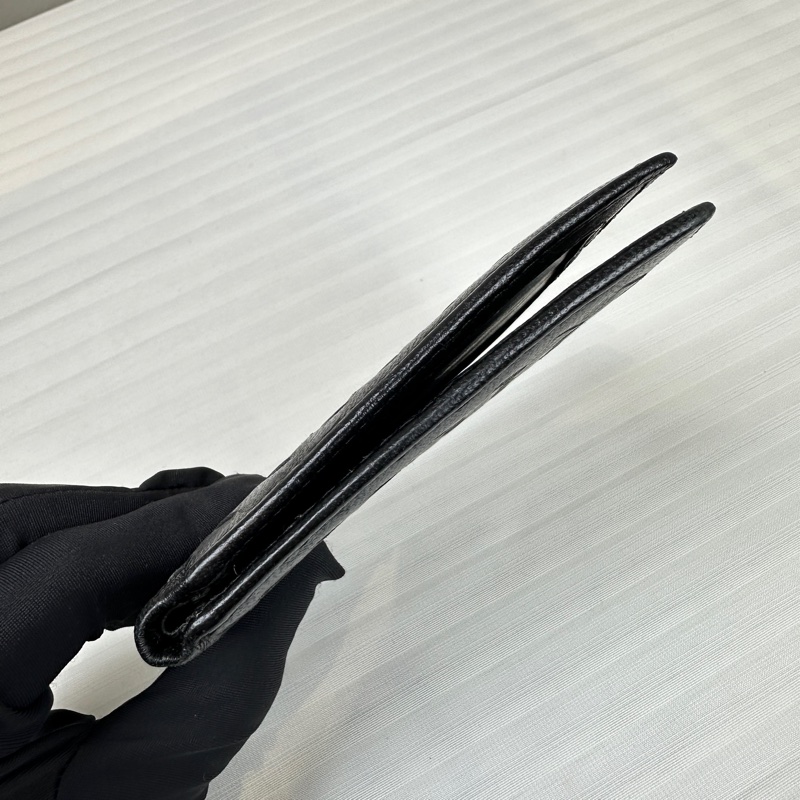 Bottega Veneta BV 黑色編織牛皮錢包 短款雙折皮夾10.5x1x9.5cm-8