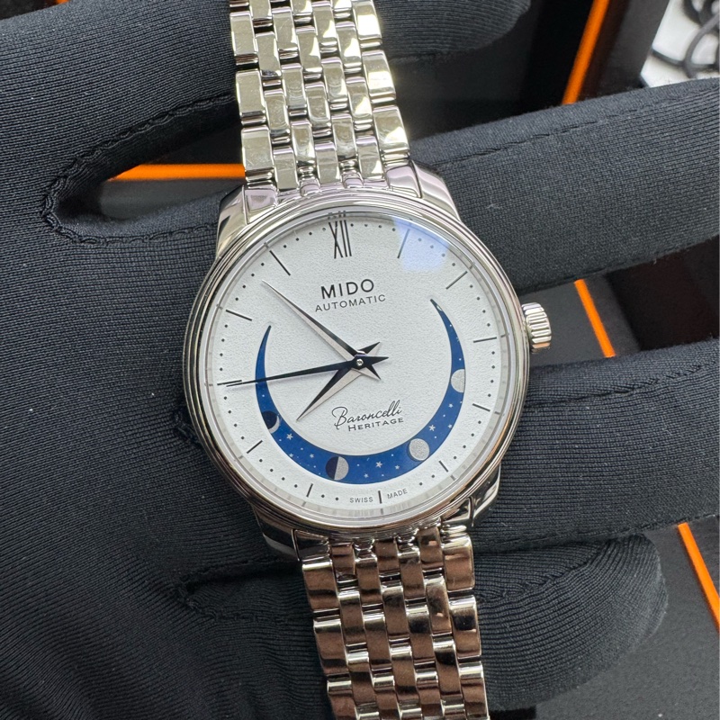 mido 美度月相女錶 瑞士錶 機械錶-0