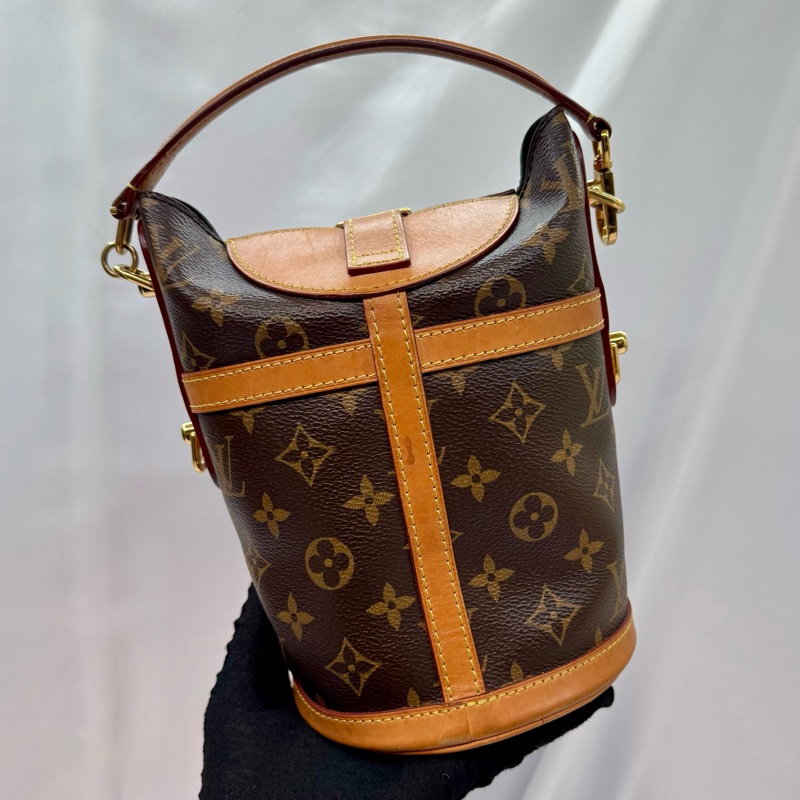 LOUIS VUITTON 路易威登 老花兩用水桶包 M43587-1