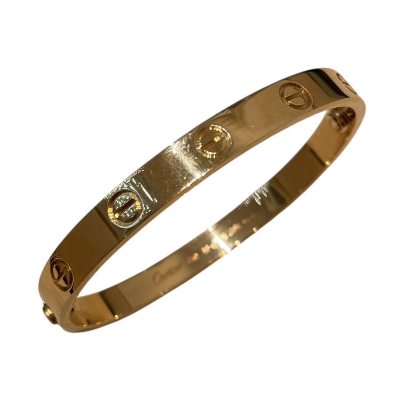 CARTIER 卡地亞 LOVE手鐲 K18PG 16碼-0